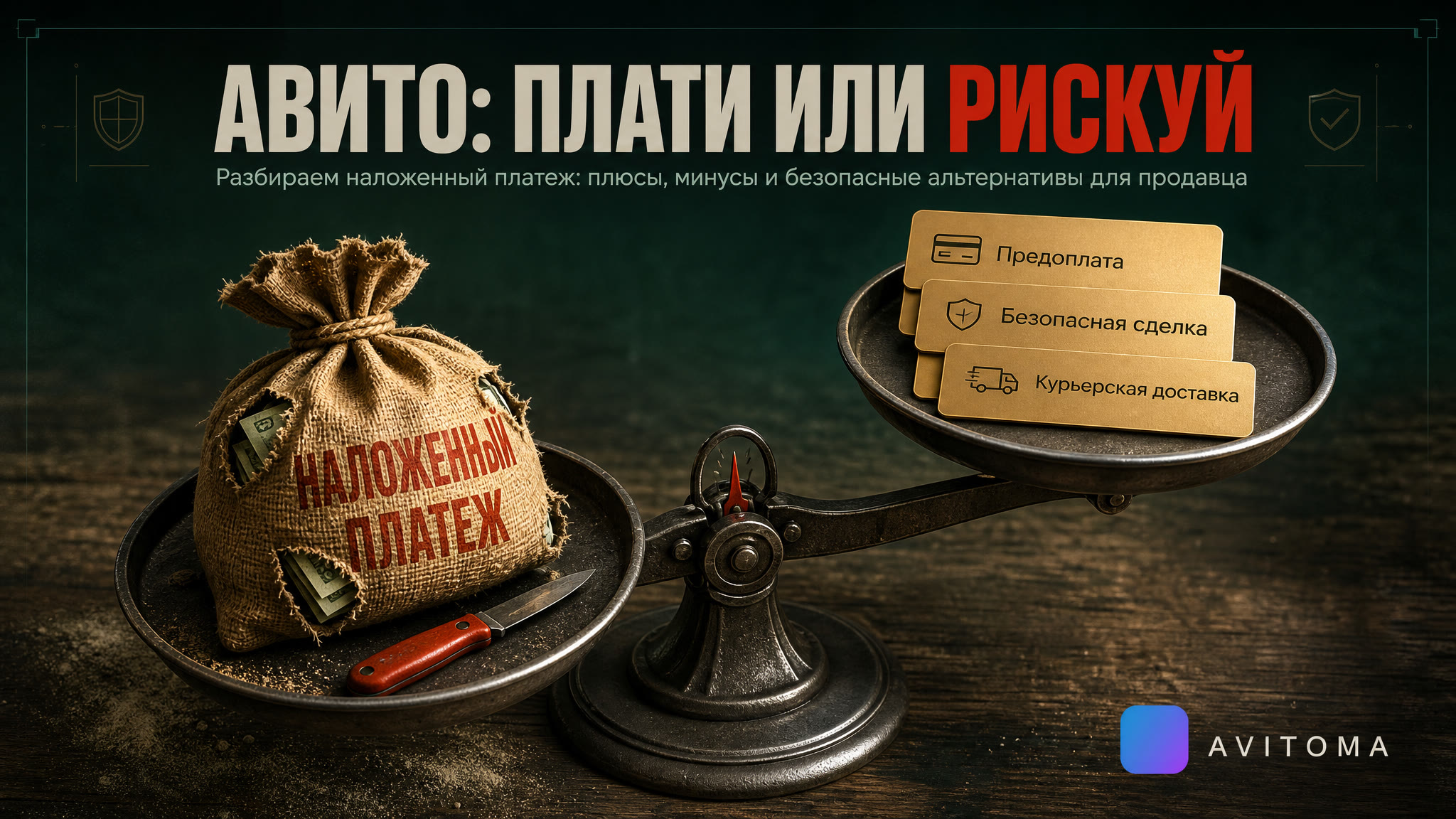 Авито: наложенный платеж, риски и альтернативы