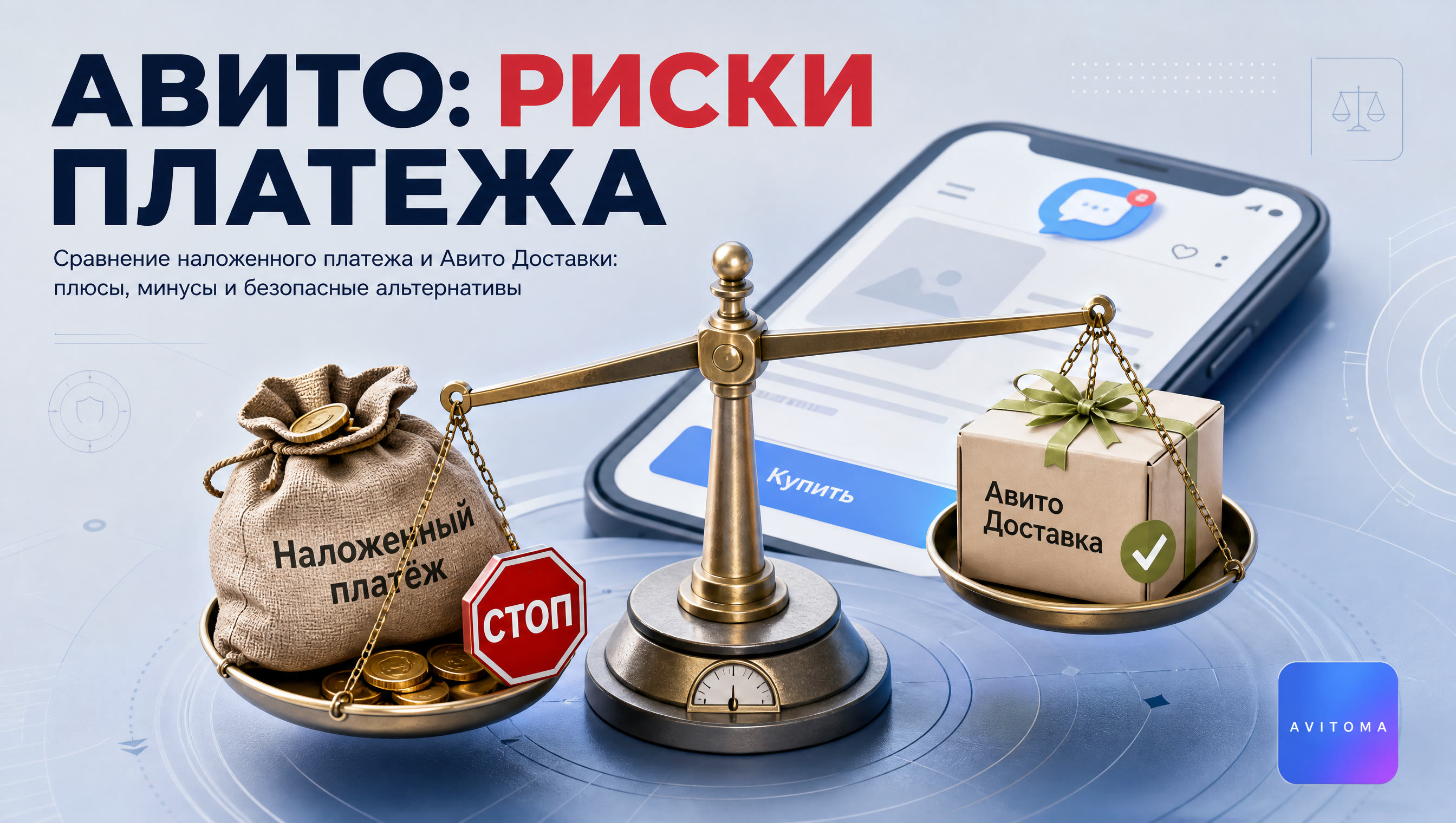 Наложенный платёж на Авито: риски, плюсы и альтернативы