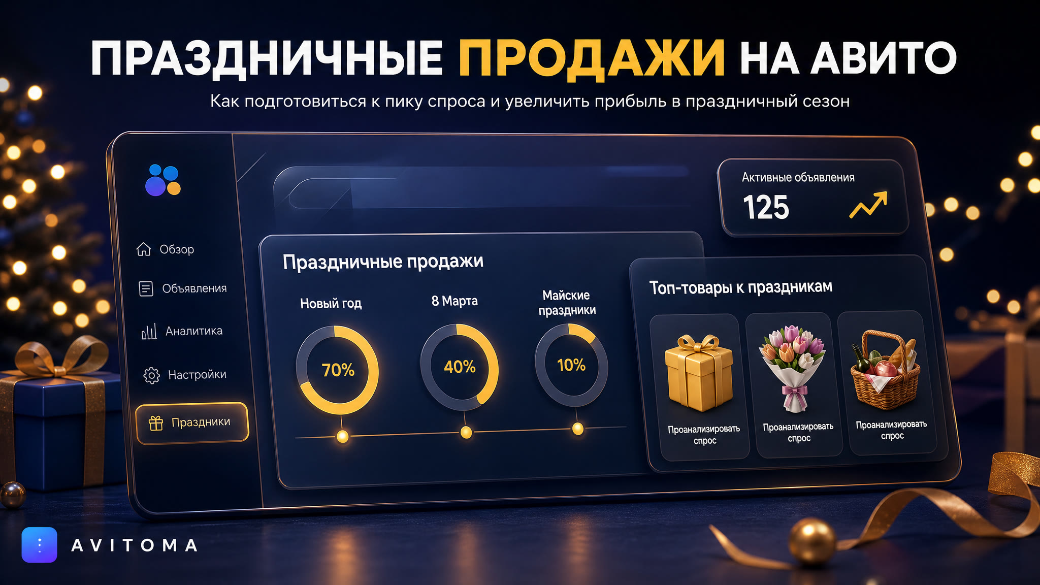 Праздничные продажи на Авито: как увеличить прибыль в пик спроса