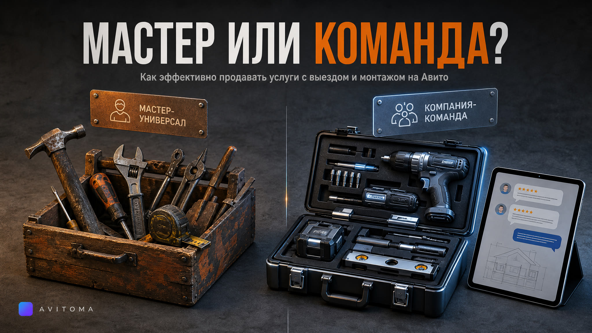 Услуги с выездом и монтажом на Авито: как продавать эффективно