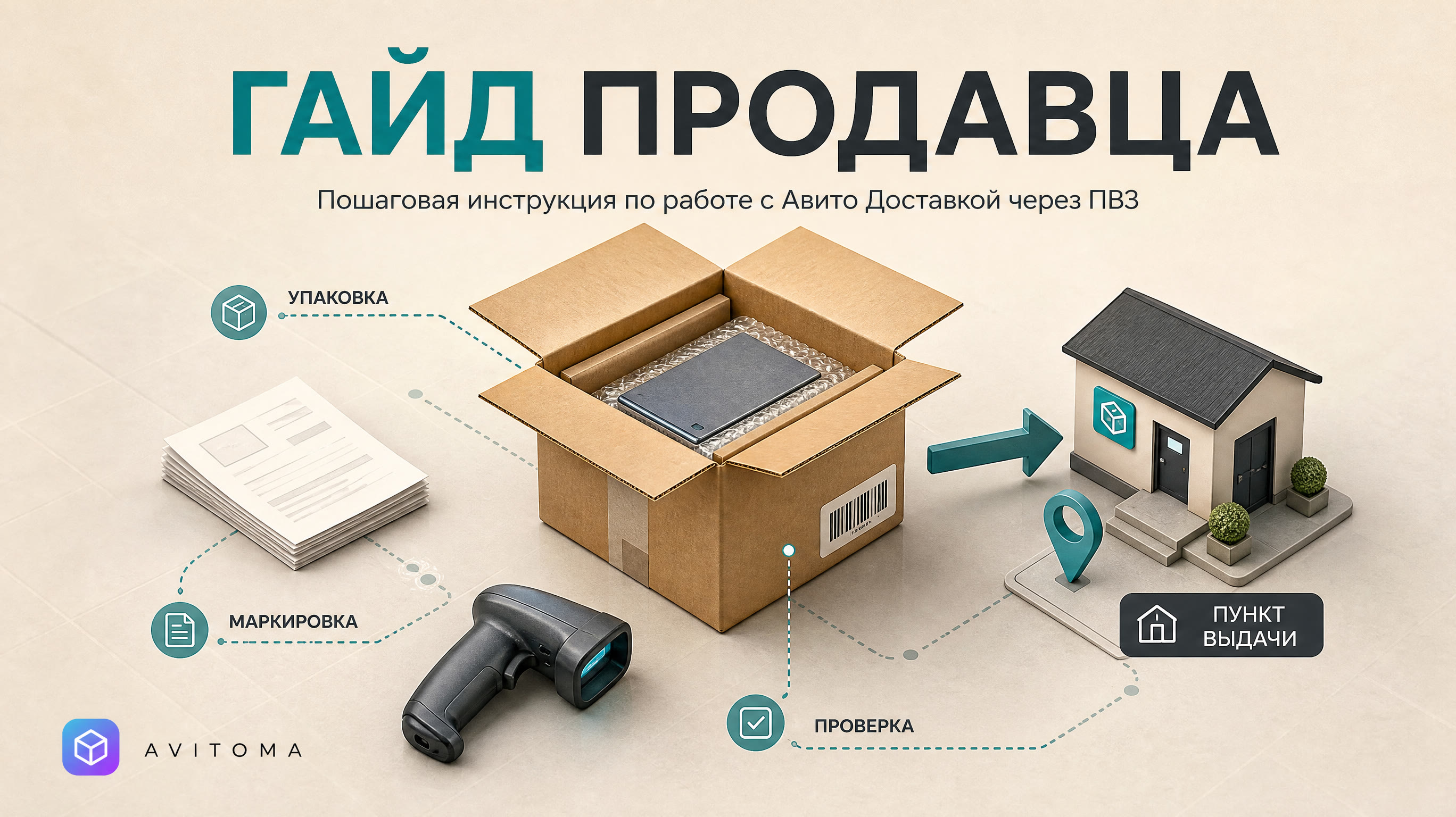 Авито Доставка через пункты выдачи: пошаговый гайд для продавца