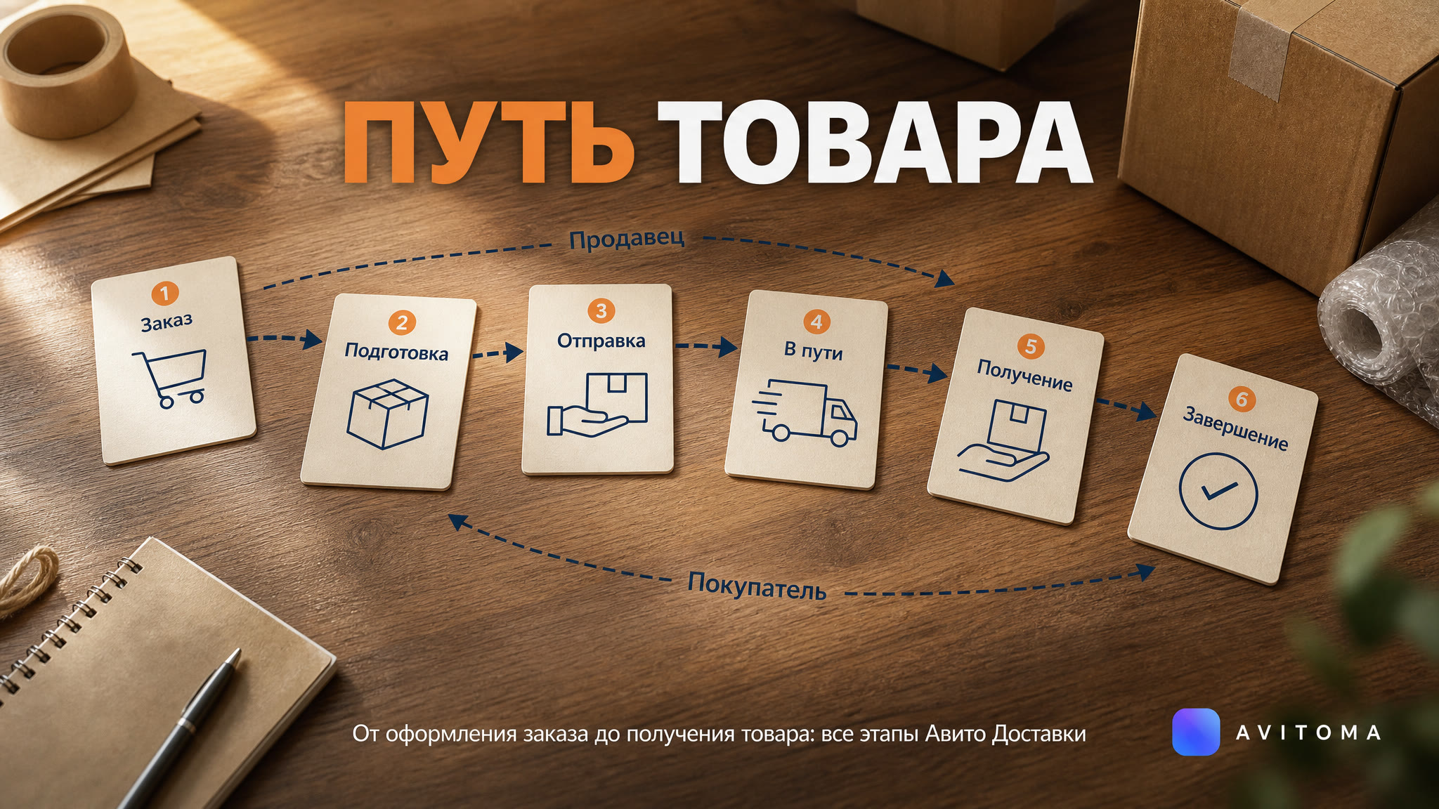 Как работает Авито Доставка: от отправки до получения товара
