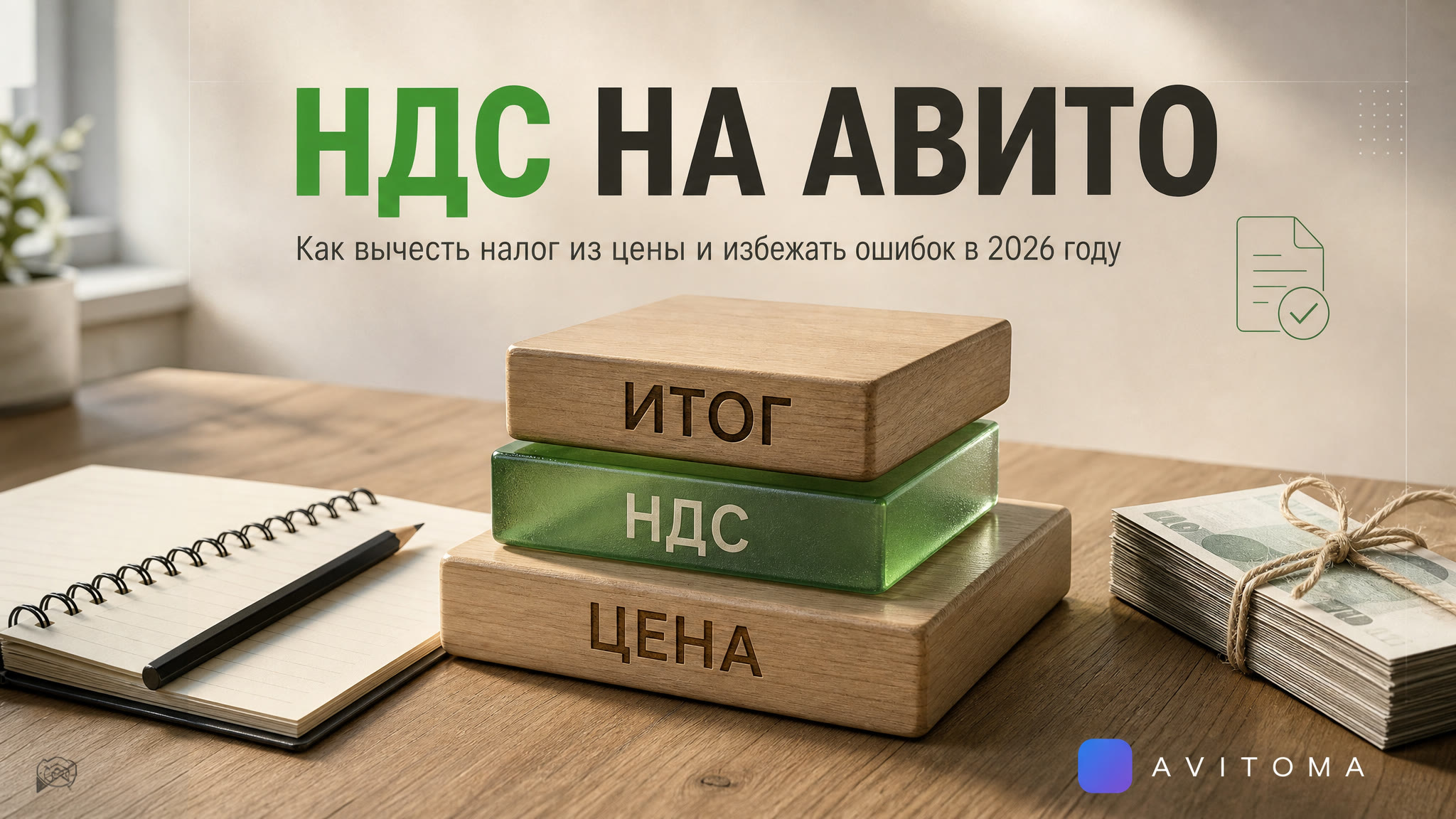 НДС на Авито: как вычесть и учесть в ценах в 2026 году