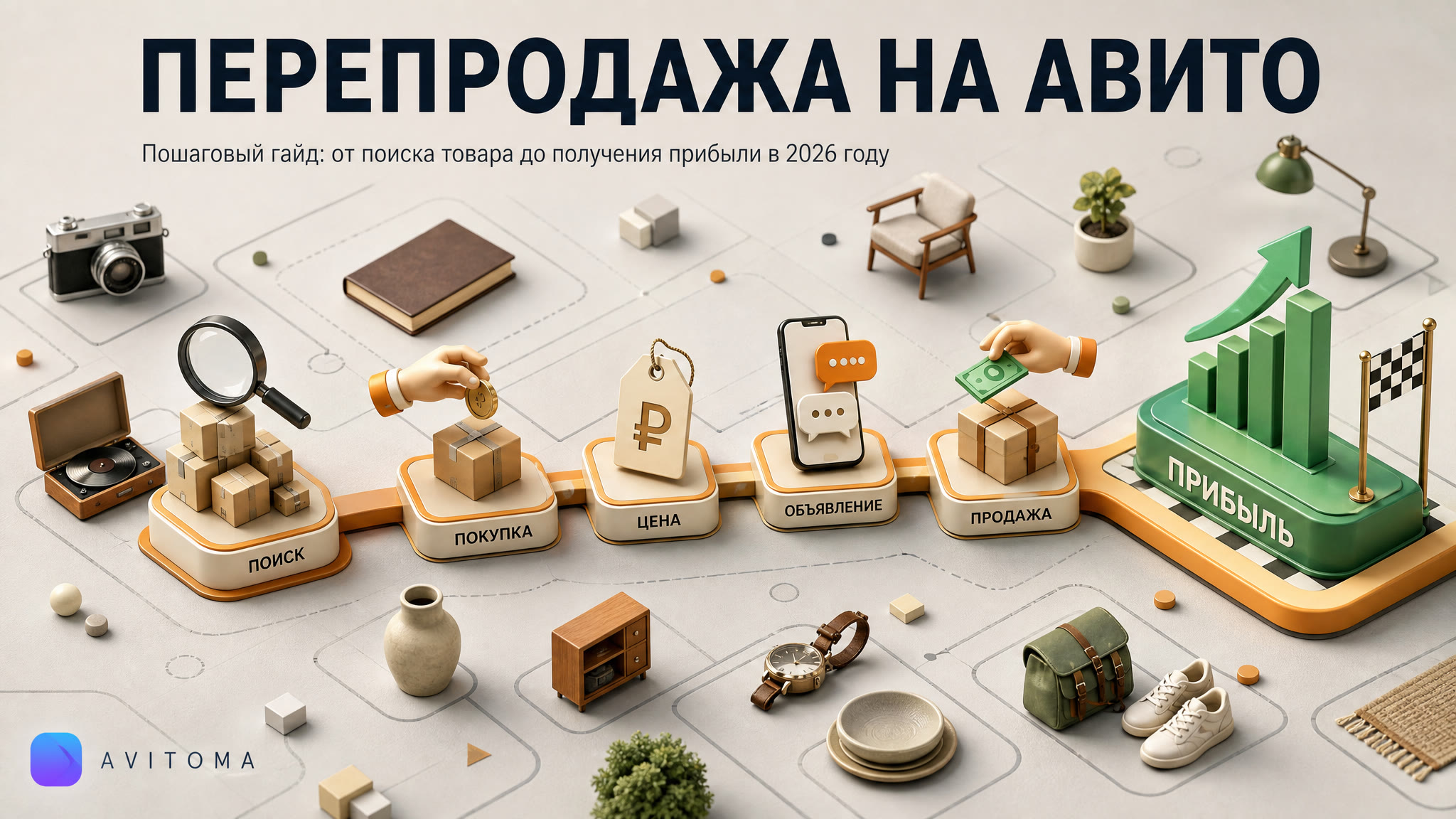 Перепродажа на Авито: от поиска до прибыли 2026