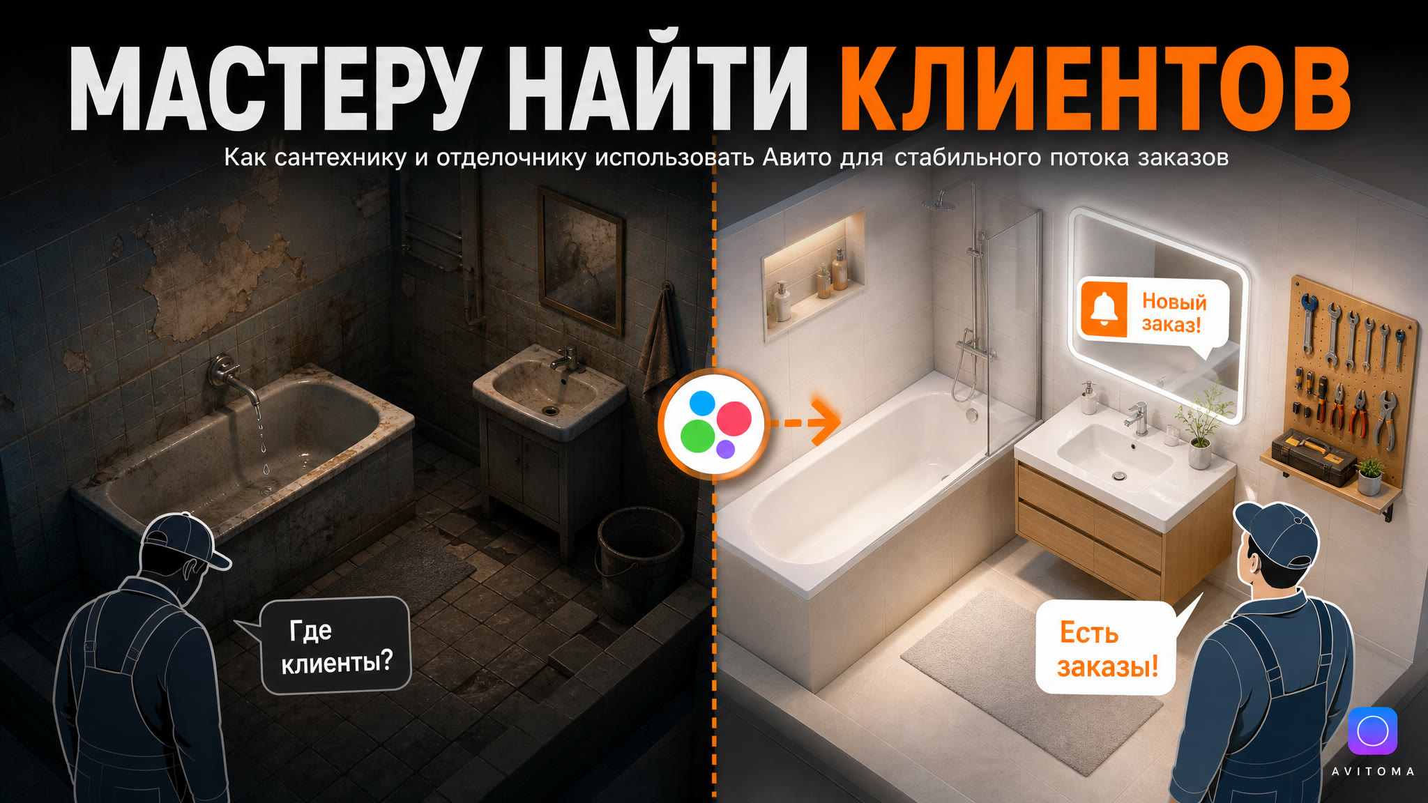 Авито услуги ремонт: как сантехнику и отделочнику найти клиентов