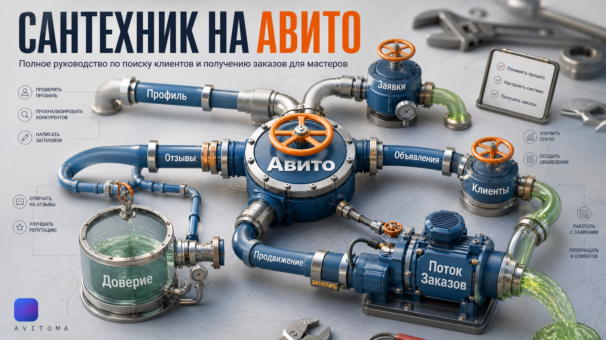 Как сантехнику найти клиентов на Авито в 2026 году?