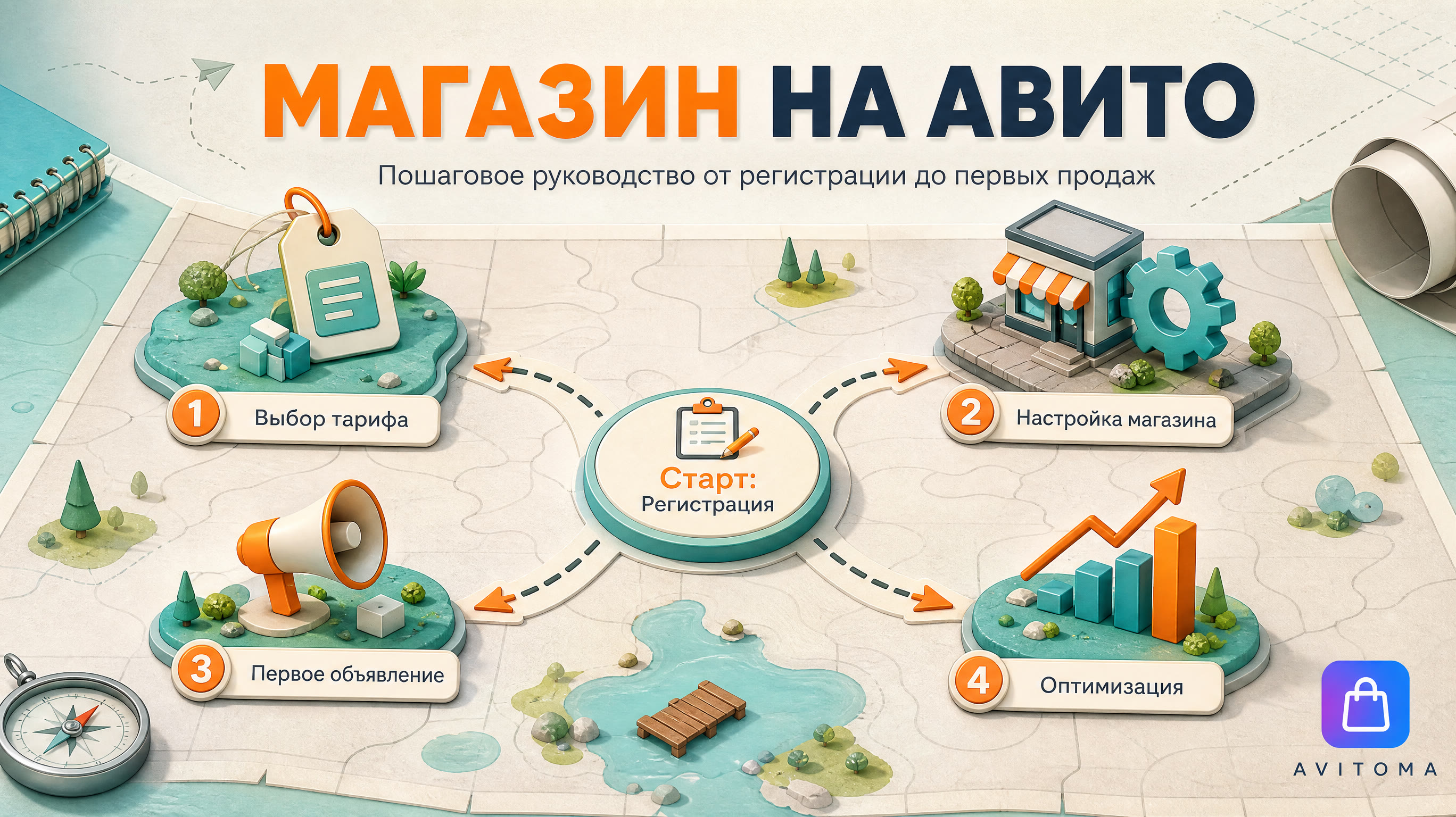 Как создать магазин на Авито: пошаговая инструкция 2026