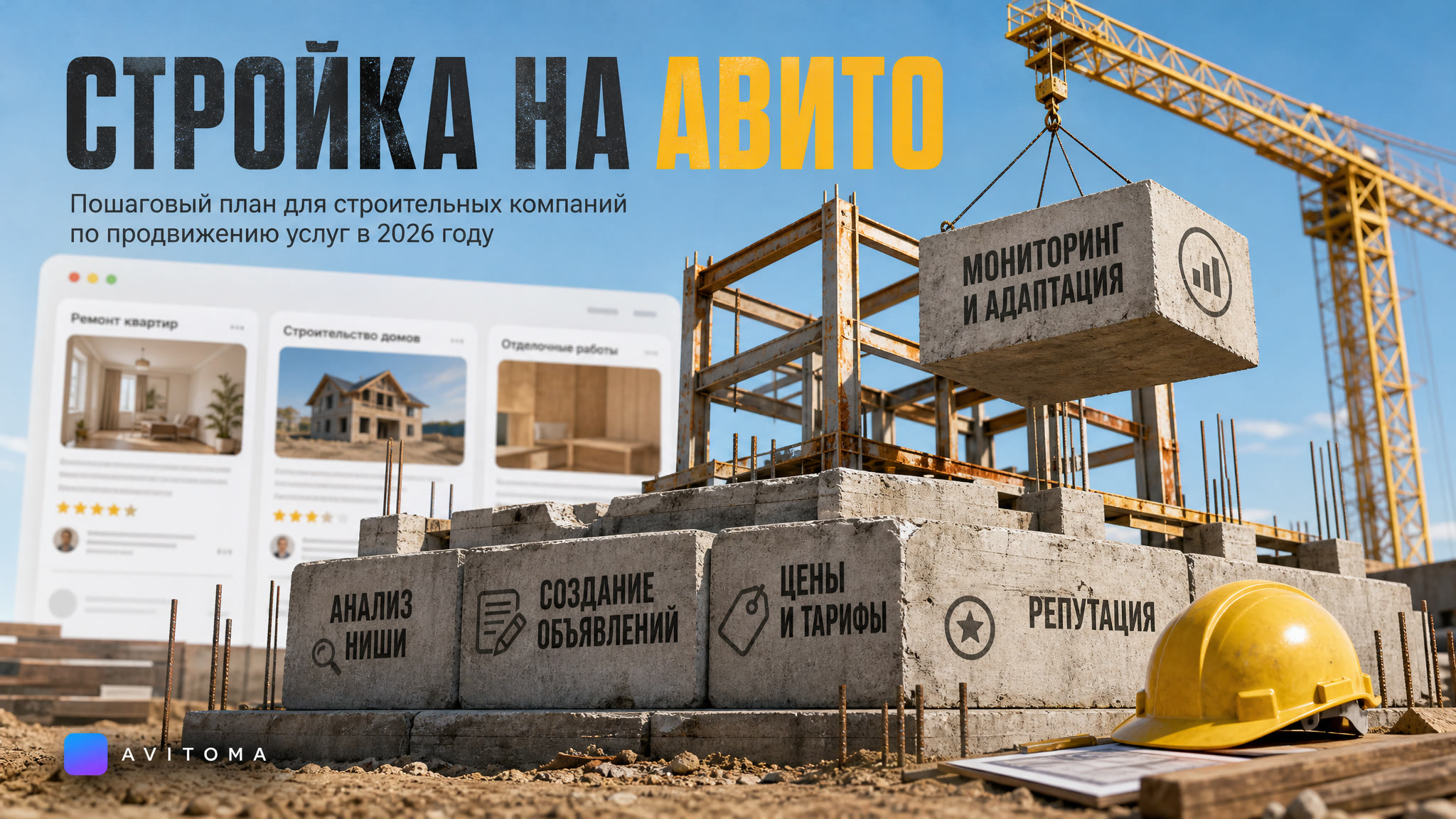 Как строительным компаниям выделиться на Авито в 2026