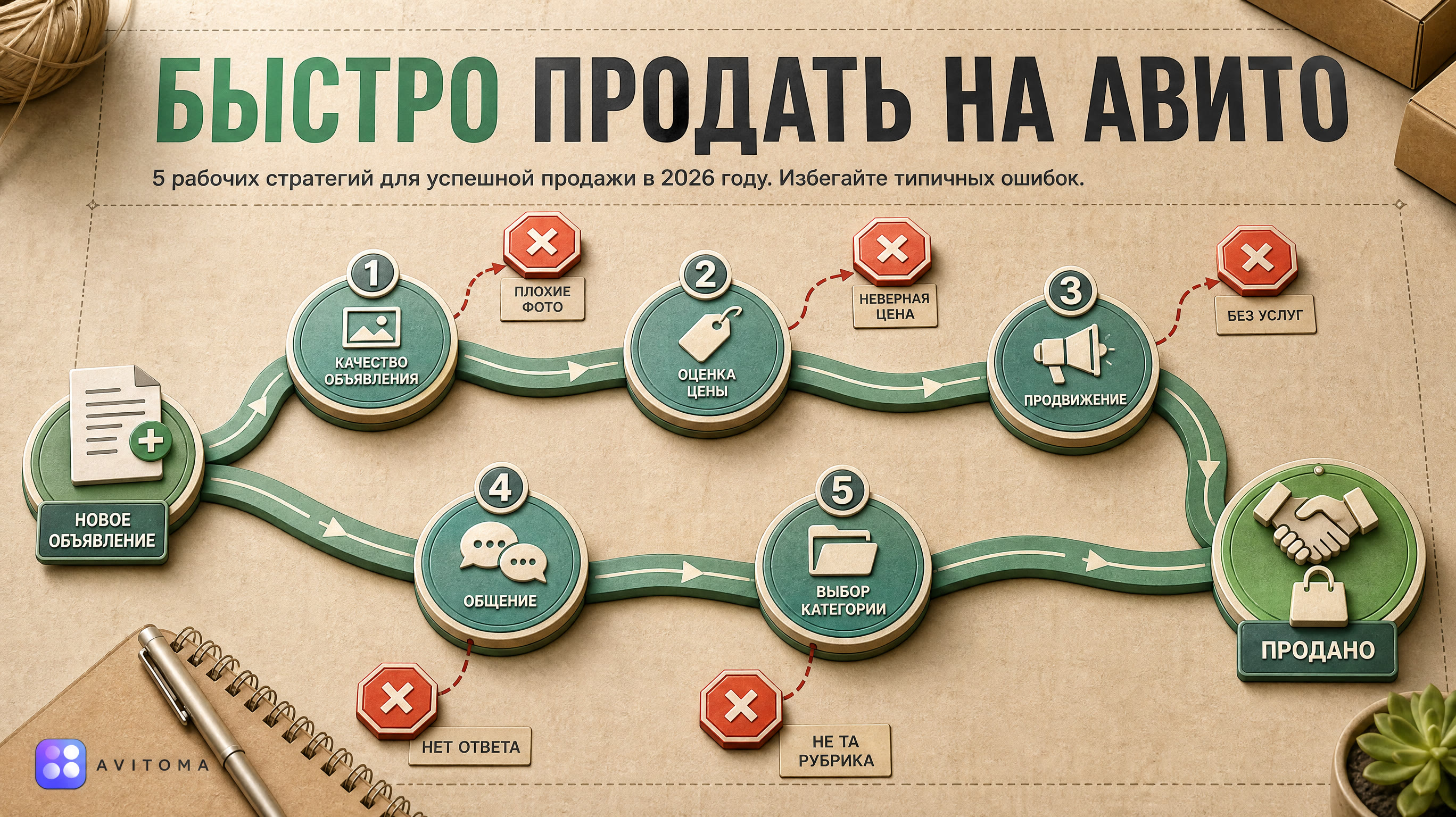 Как быстро продать вещь на Авито: 5 рабочих стратегий в 2026 году