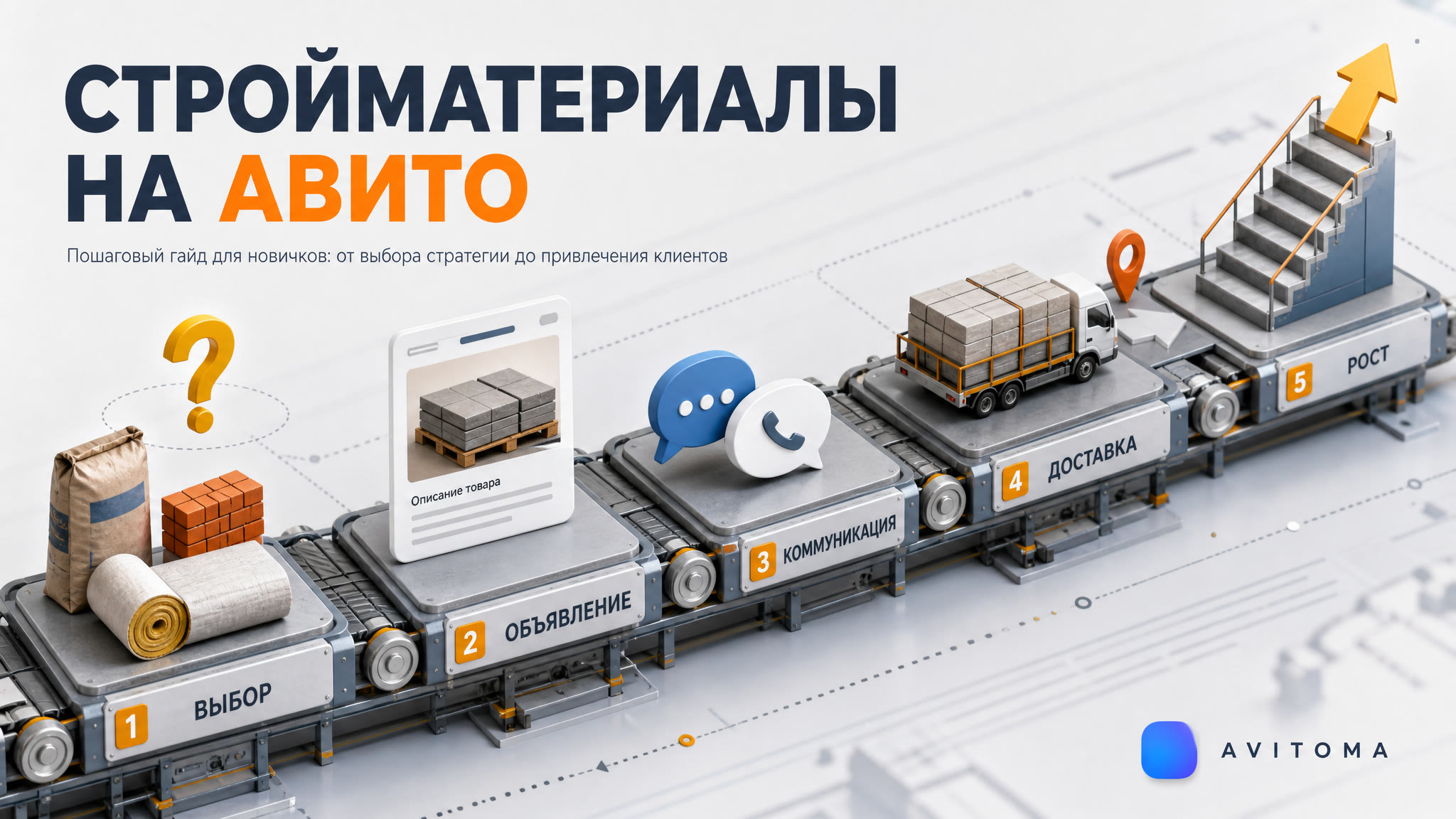 Как увеличить продажи стройматериалов на Авито: гайд для новичков