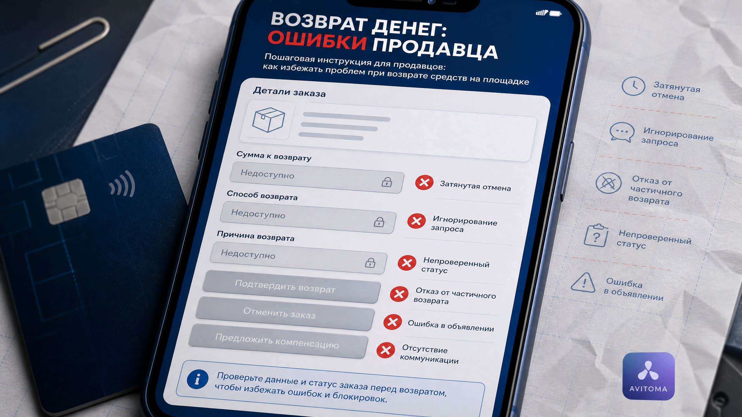 Как вернуть деньги покупателю на Авито: 5 ошибок продавца
