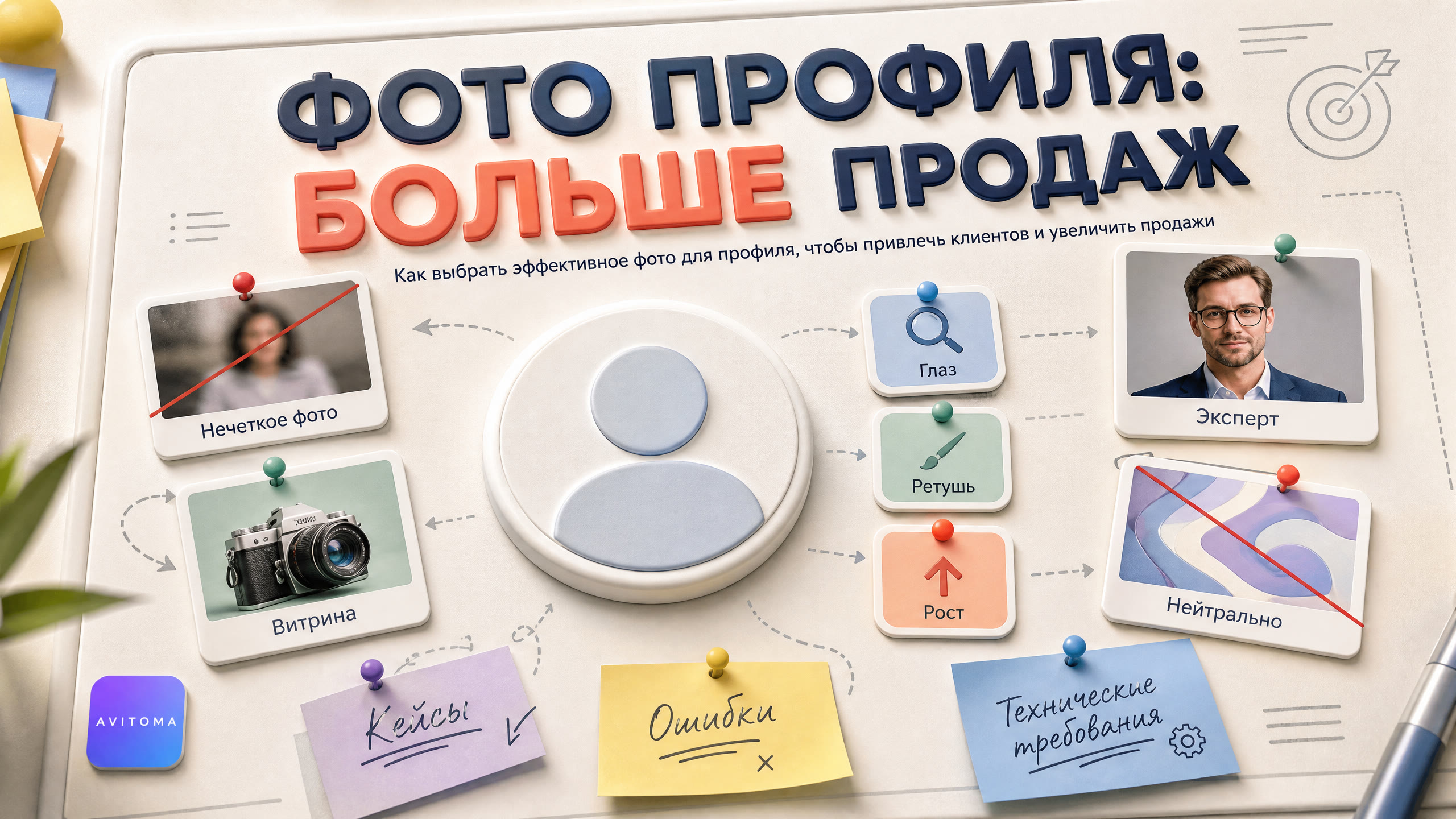 Как фото для профиля на Авито приносит больше продаж в 2026