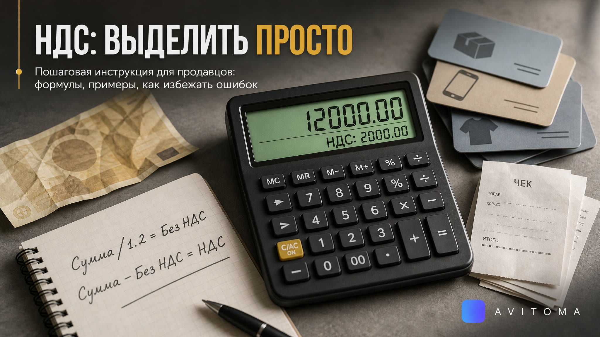 Как выделить НДС из суммы: пошаговая инструкция для продавцов