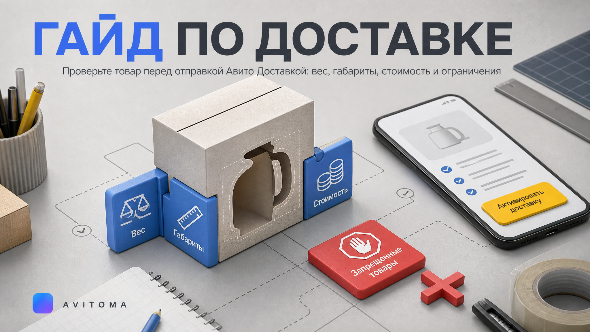 Авито Доставка: ограничения по весу и габаритам в 2026