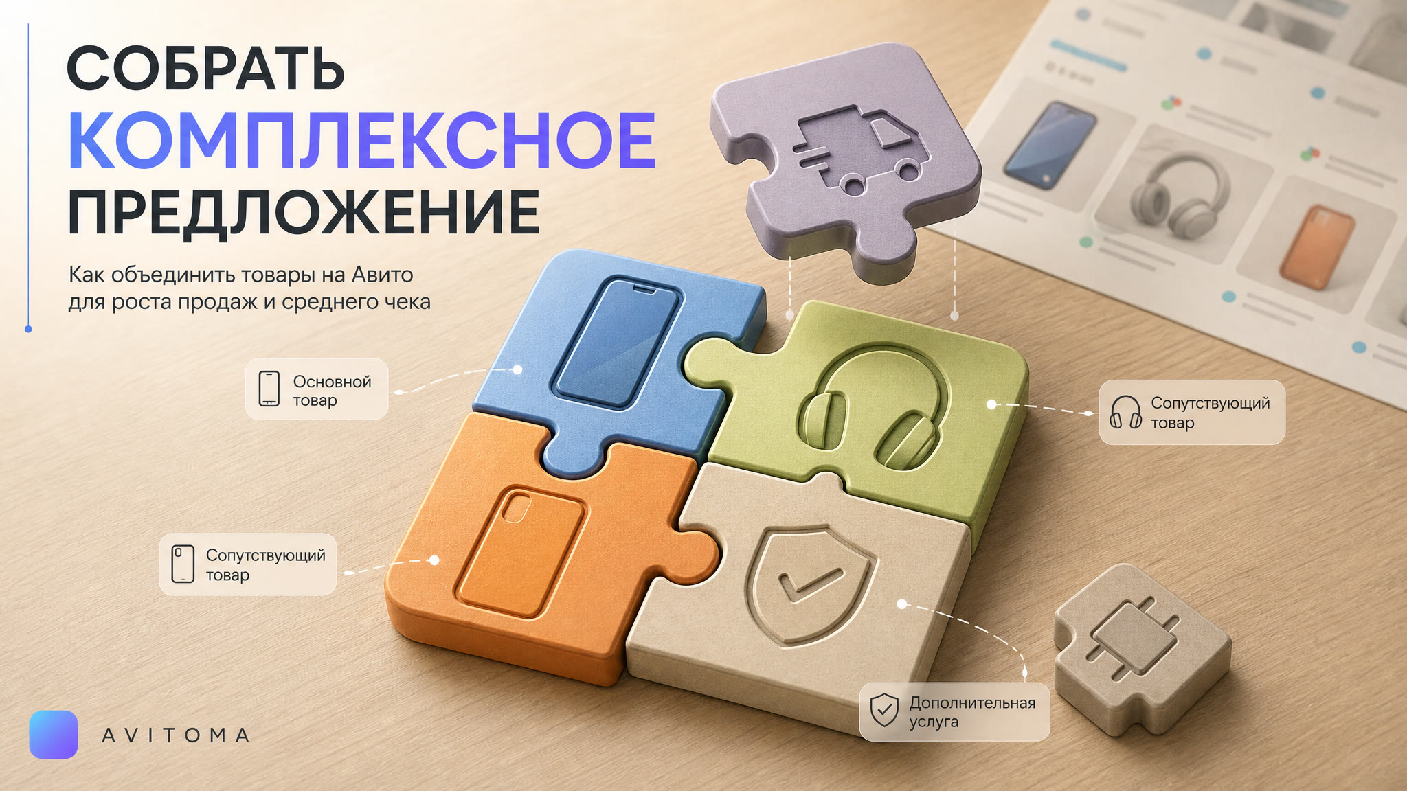 Комплексные предложения товаров на Авито: как продать больше?