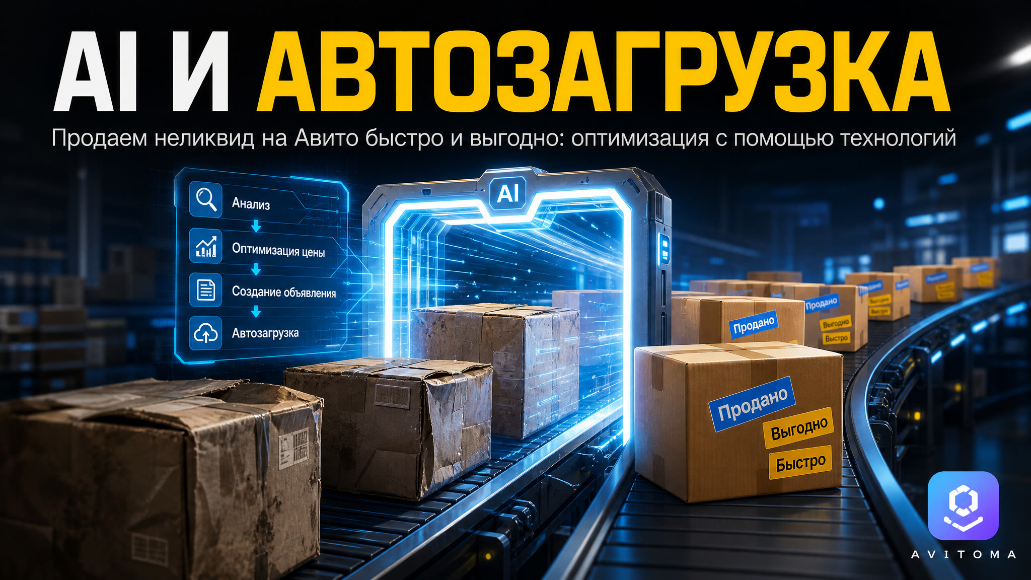 AI и автозагрузка: продажа неликвида на Авито быстро