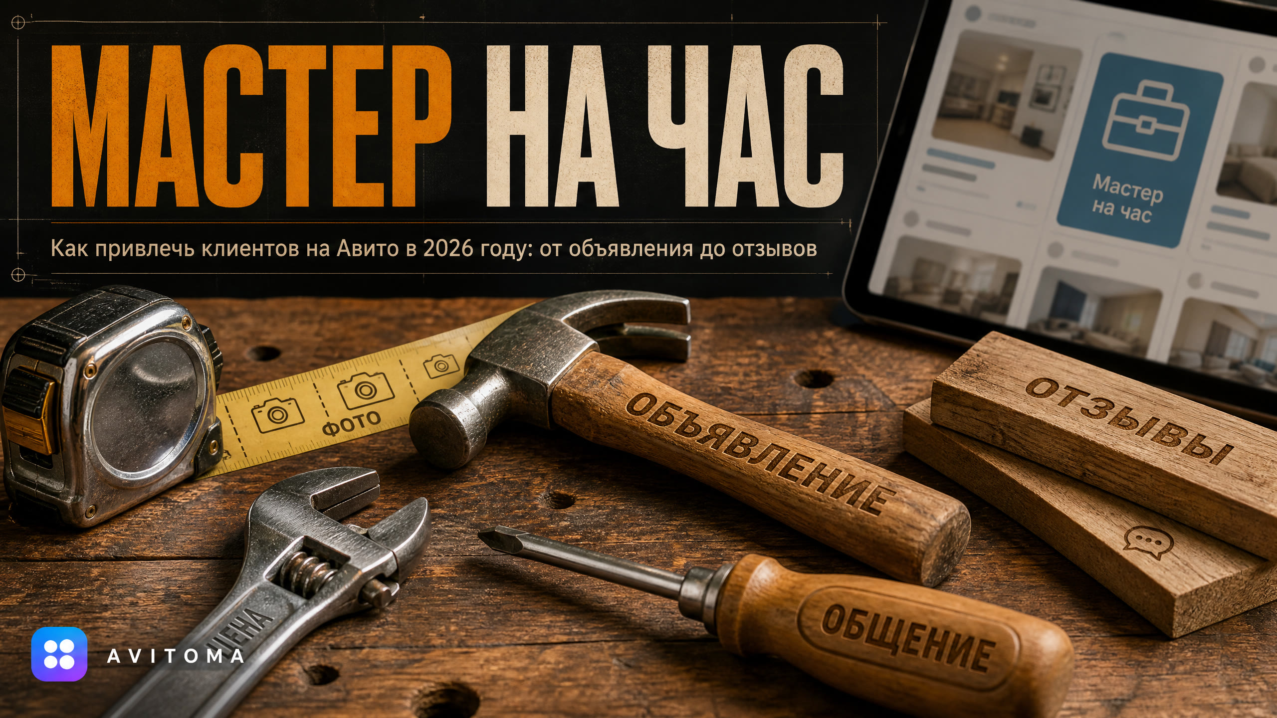 Мастер на час на Авито: как привлечь клиентов в 2026 году?