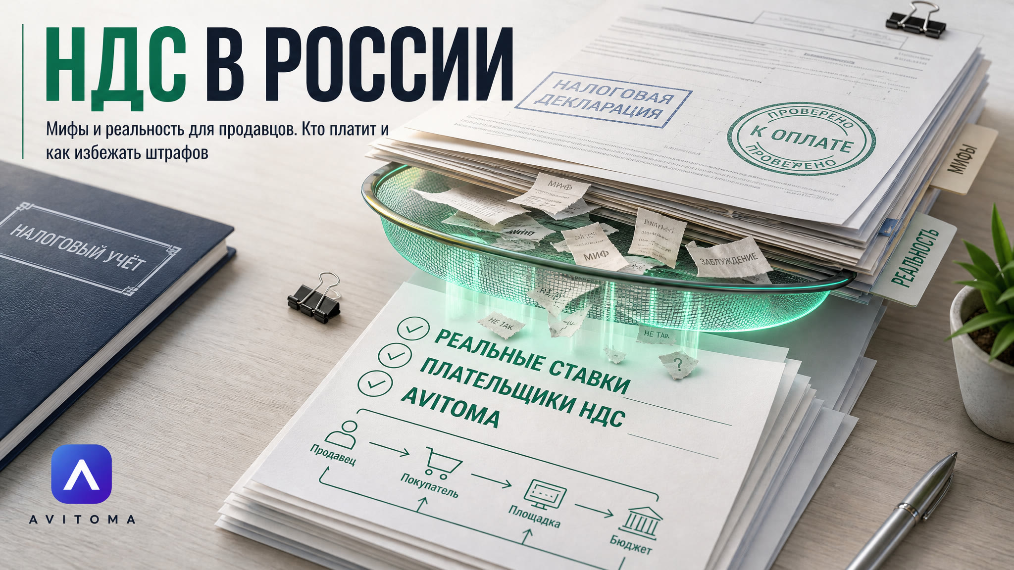 НДС в России: миф или реальность для продавцов на Авито?