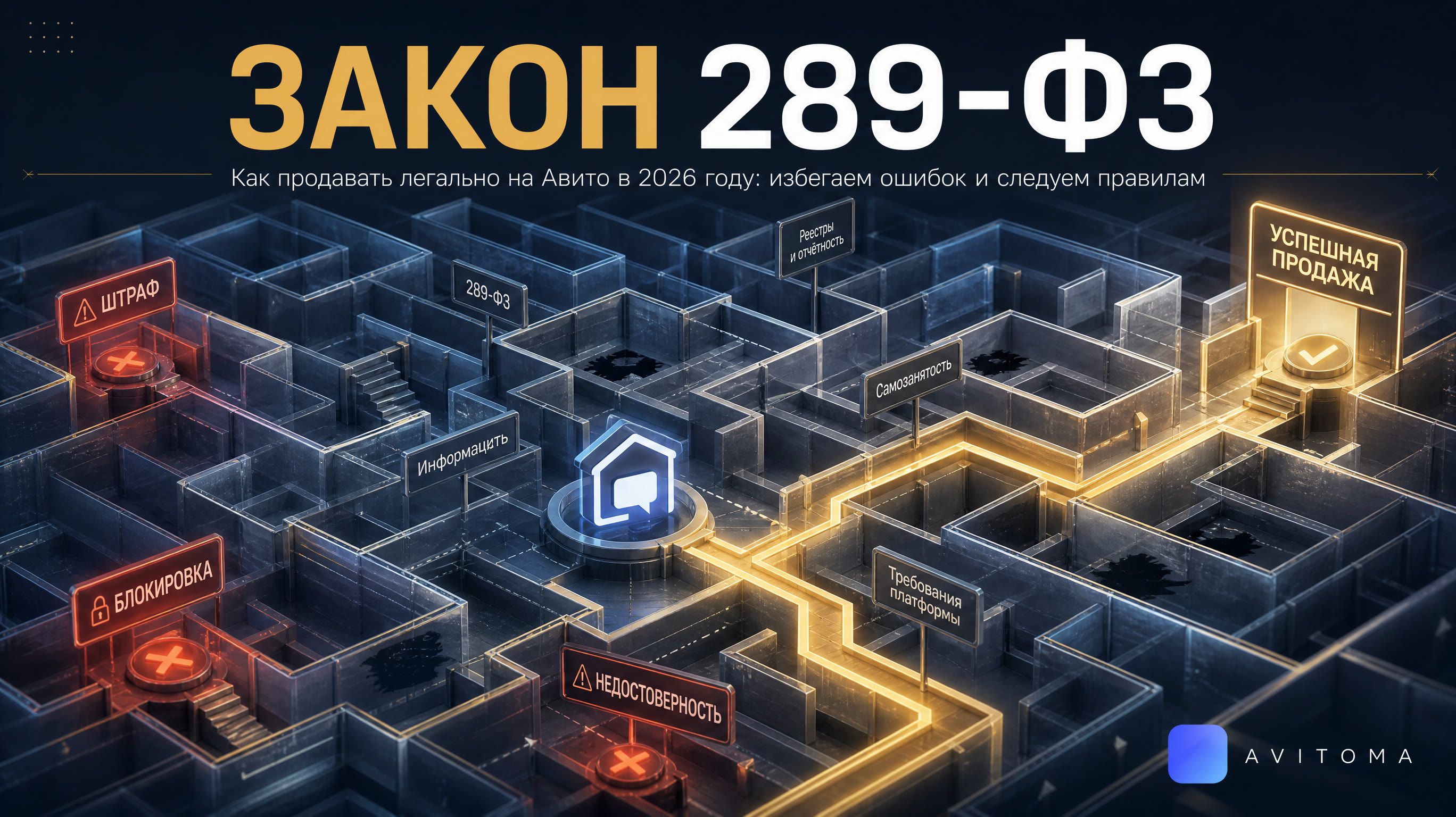 Закон 289-ФЗ и Авито: как продавать легально в 2026 году?