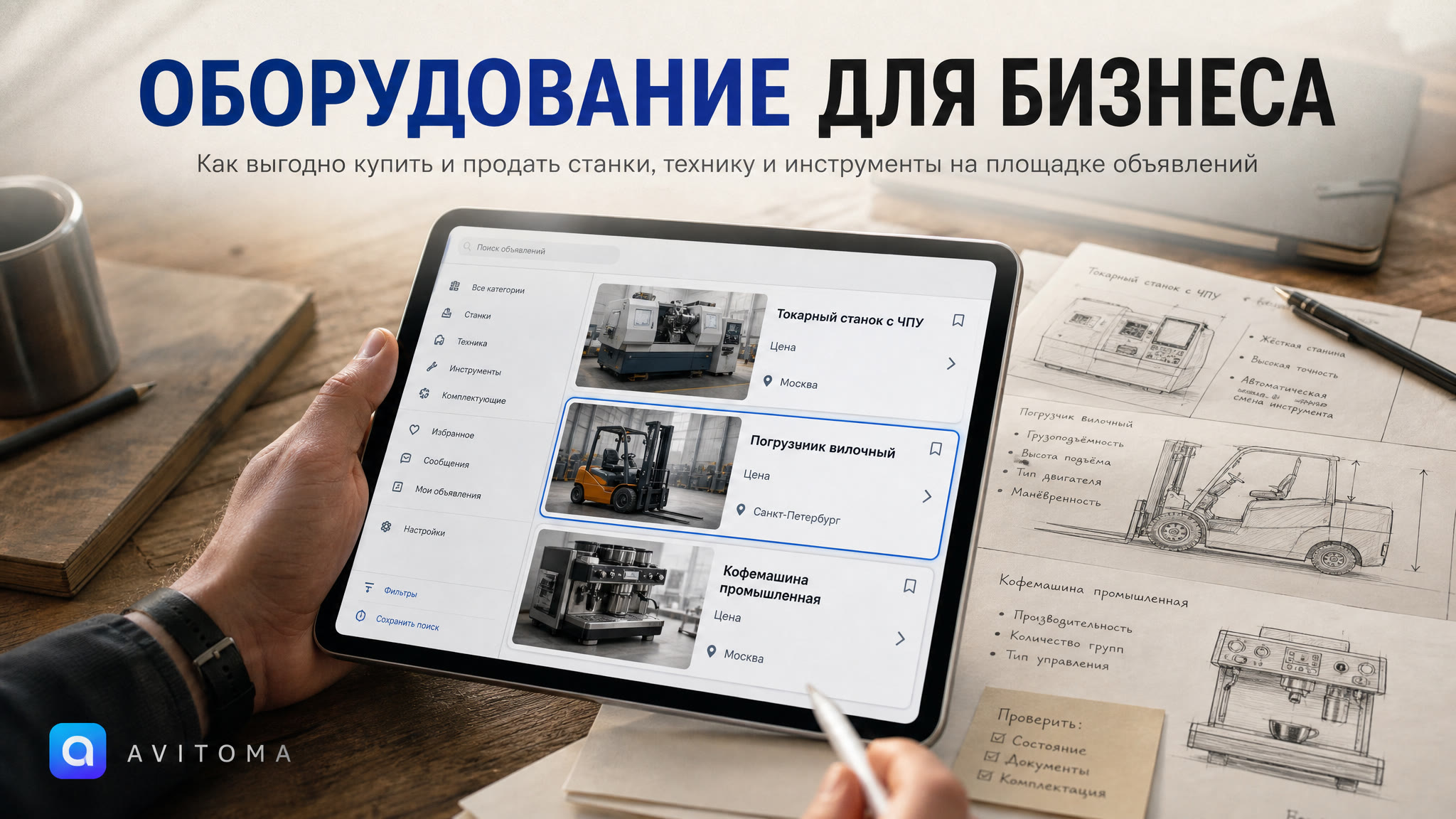 Авито для бизнеса: как выгодно купить и продать оборудование
