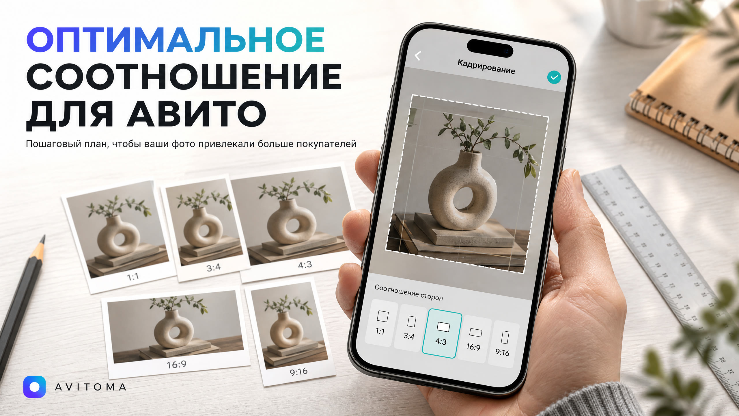 Оптимальное соотношение сторон для фото на Авито: план действий