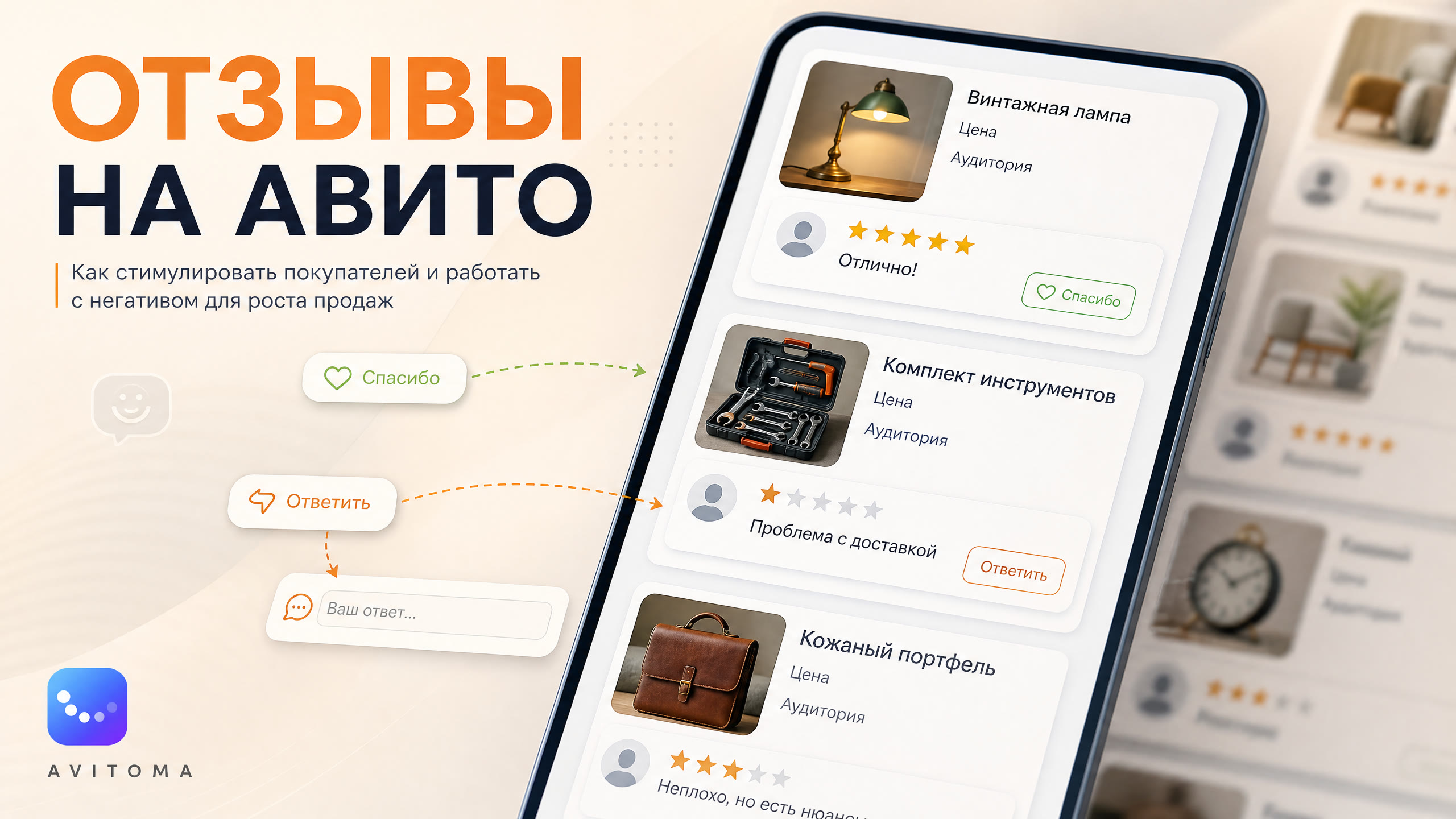 Продажи на Авито: как получать больше отзывов