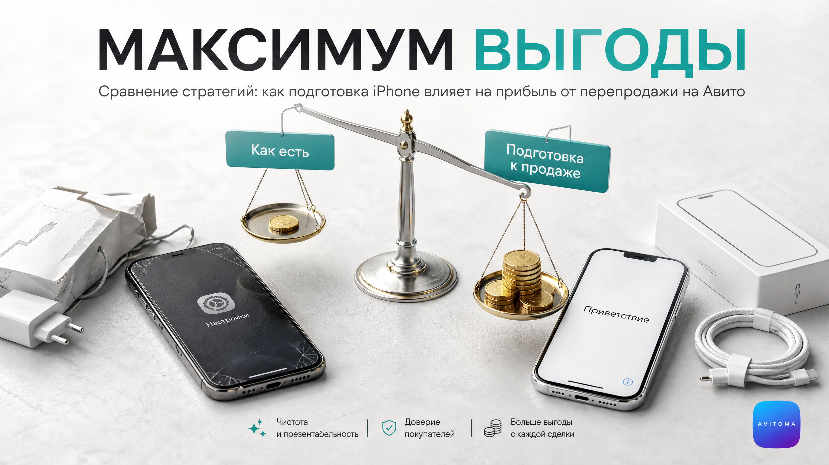 Перепродажа iPhone на Авито: как извлечь максимум выгоды