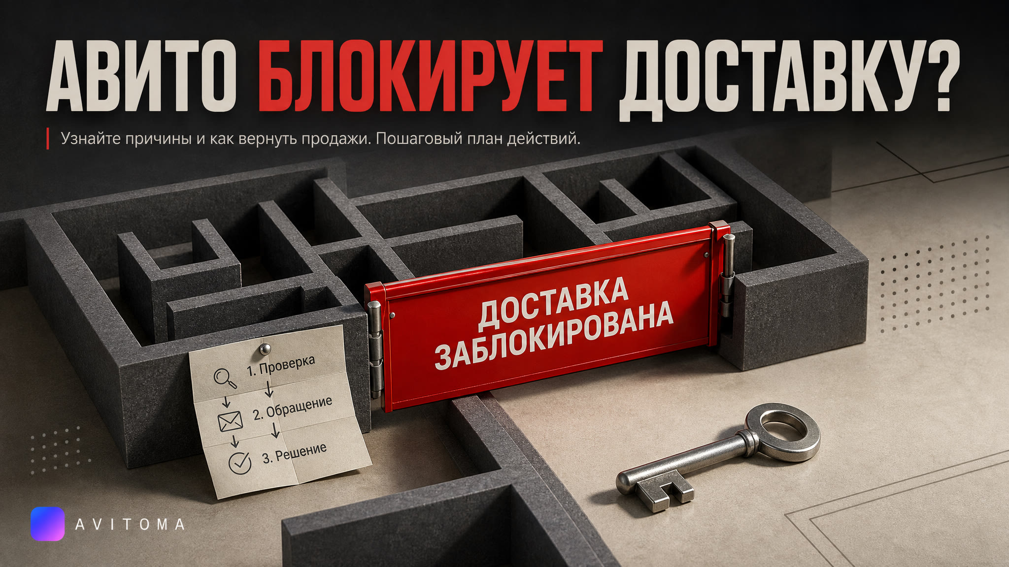 Почему Авито блокирует доставку и как это исправить в 2026 году