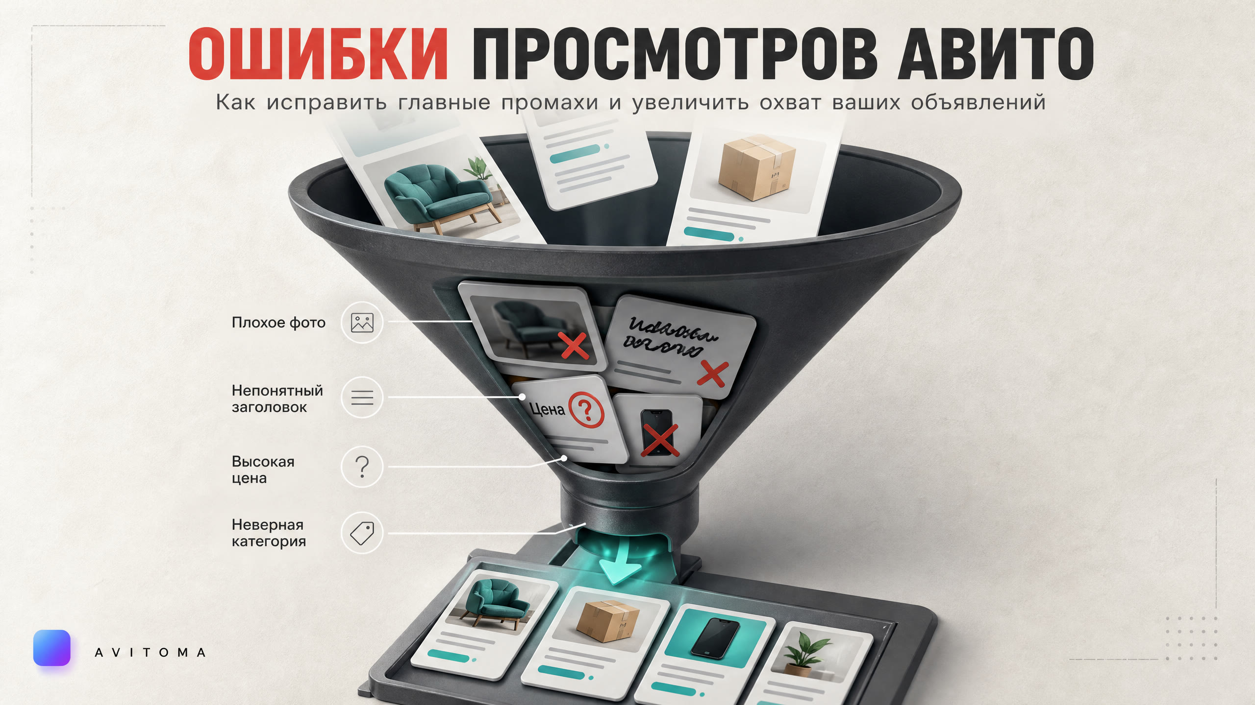 Почему на Авито мало просмотров: 7 ошибок и решения