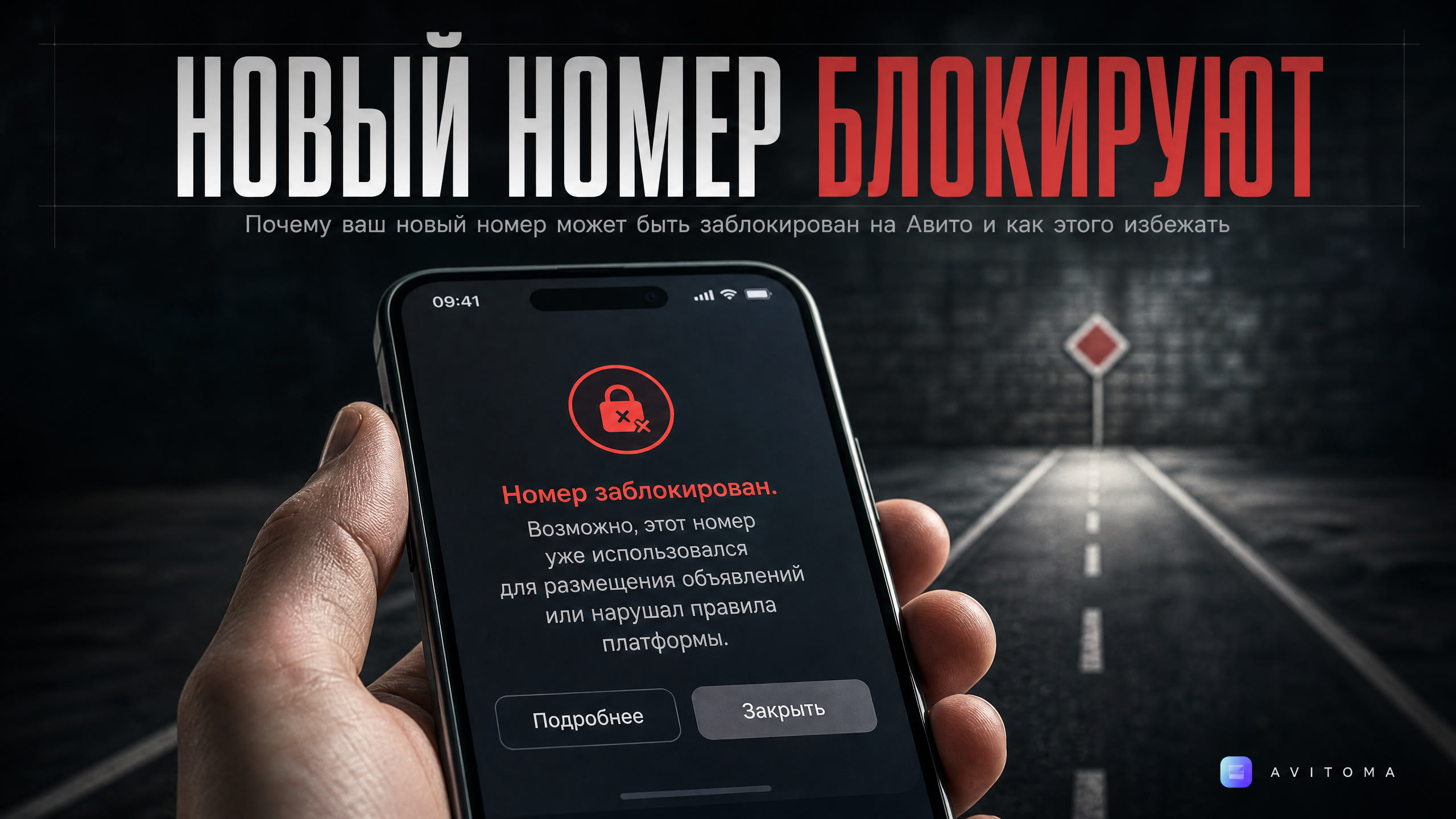 Почему новый номер блокируют на Авито в 2026 году?