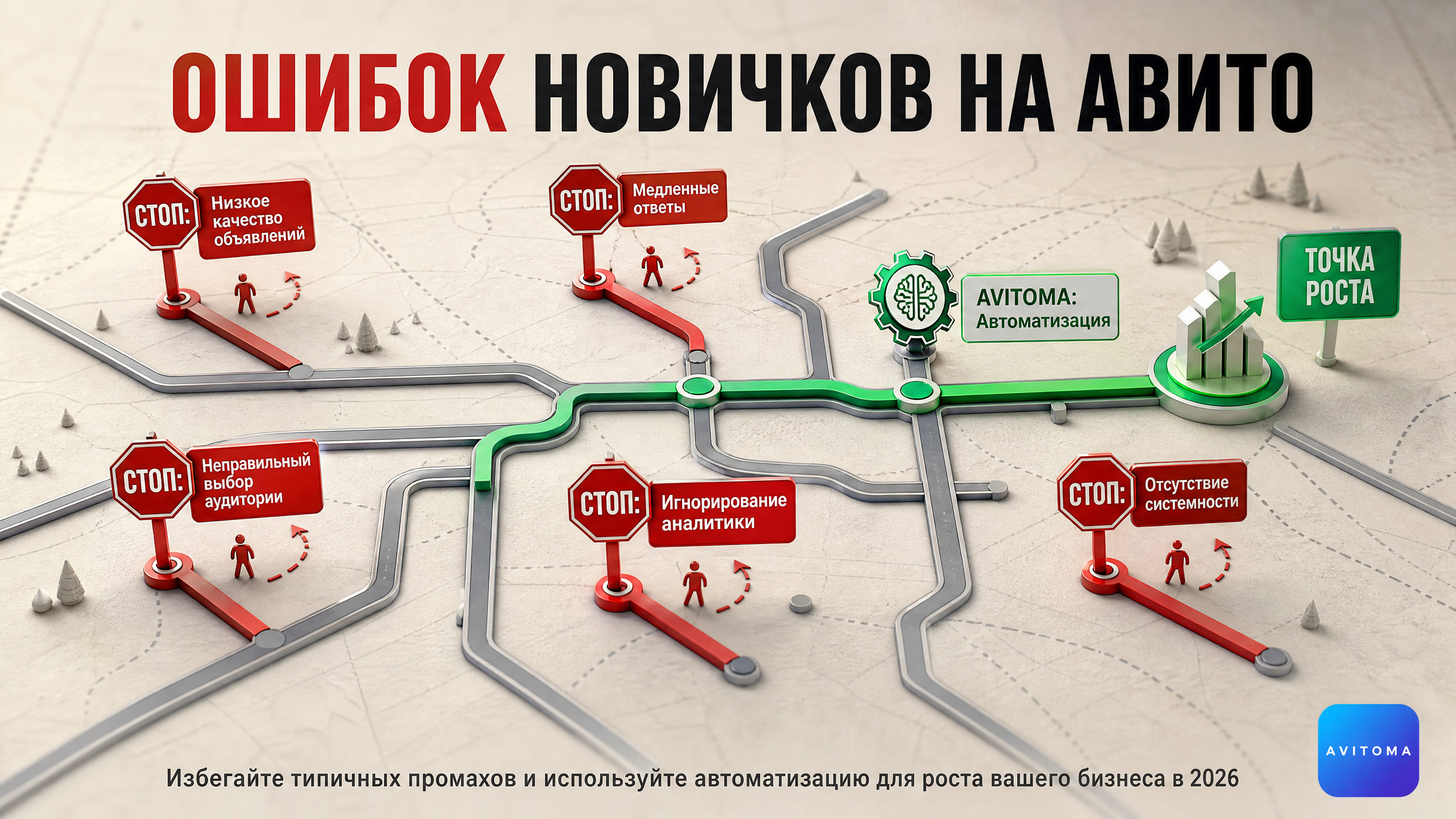 Продвижение на Авито для бизнеса: 5 ошибок новичков