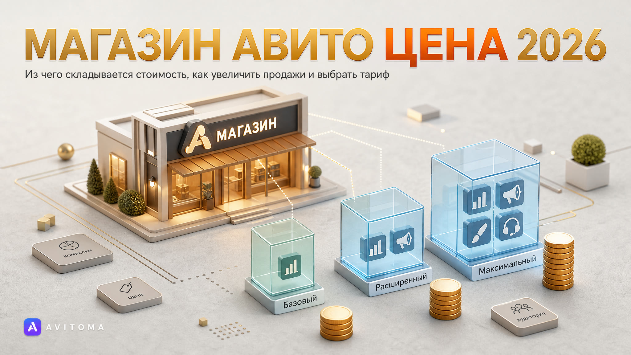 Магазин на Авито: цена 2026, как выгодно использовать