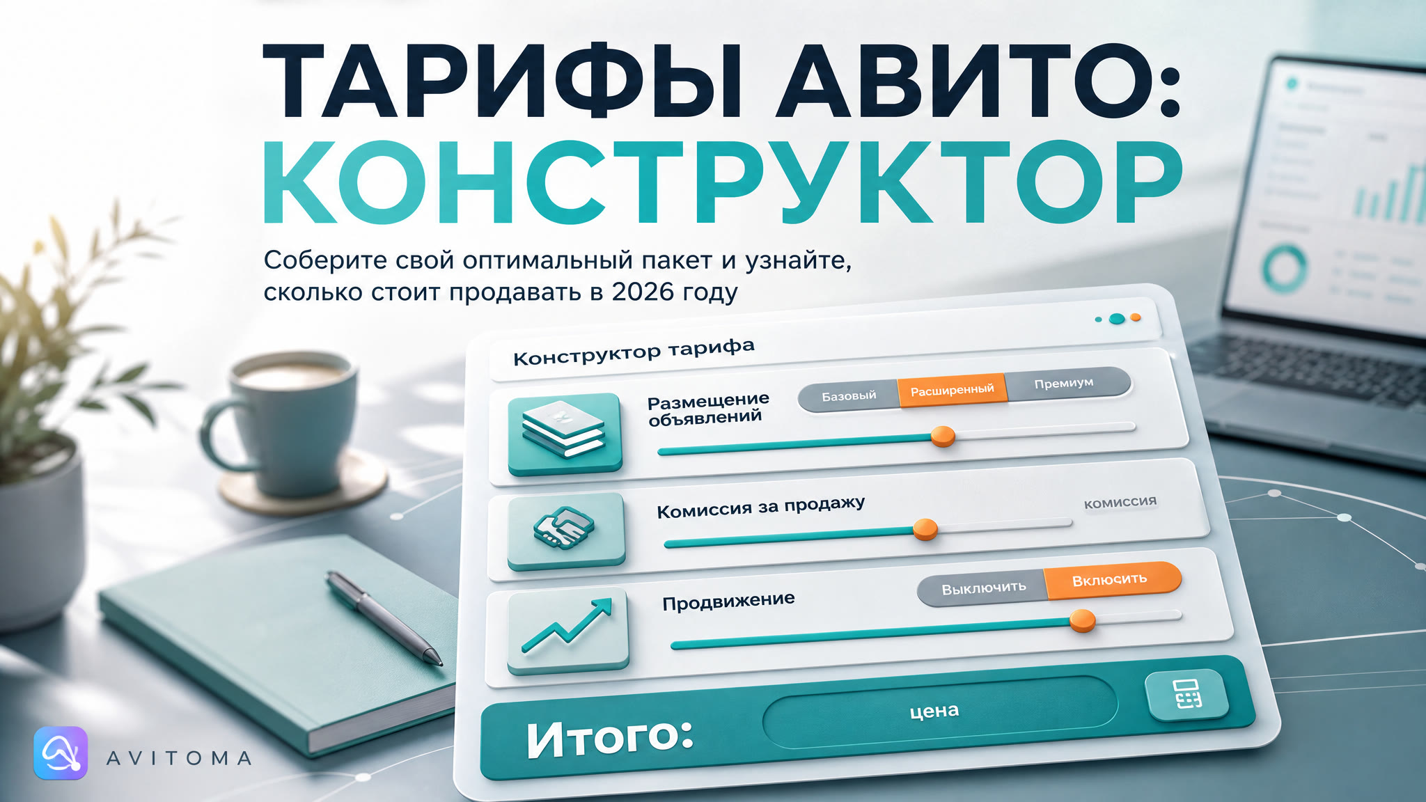 Сколько стоит продавать на Авито в 2026 году: тарифы и комиссии
