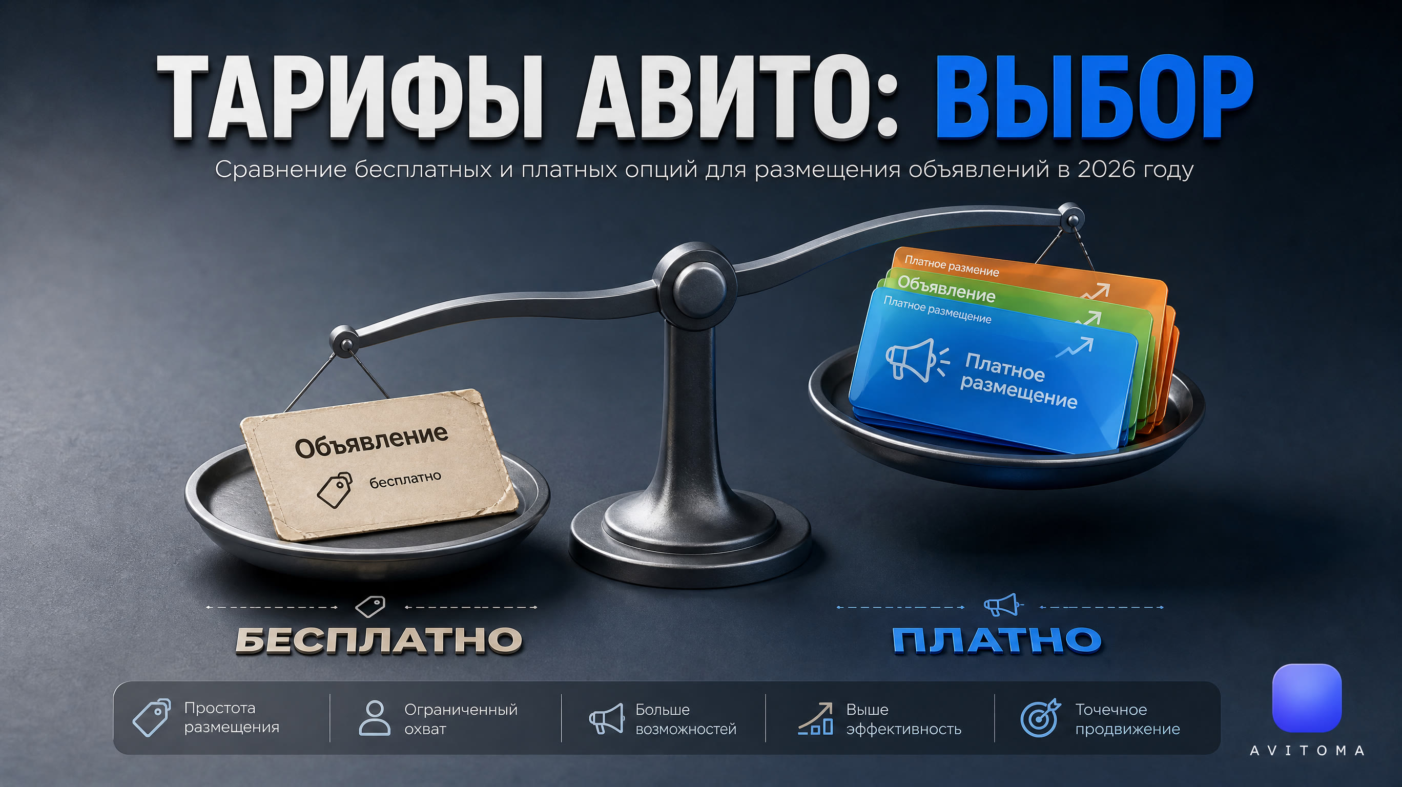 Платные ли объявления на Авито в 2026 году: полный разбор тарифов