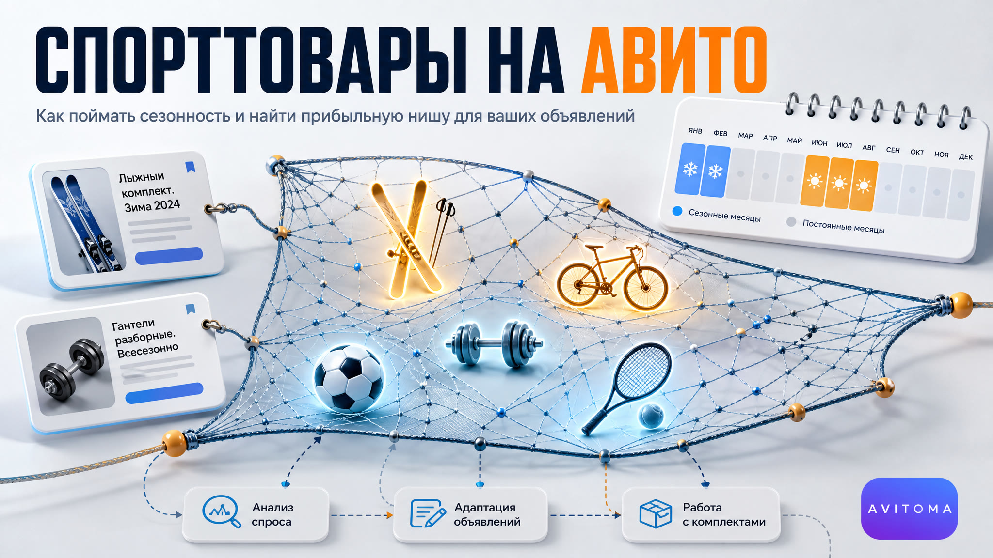 Спорттовары на Авито: как поймать сезонность и найти нишу?