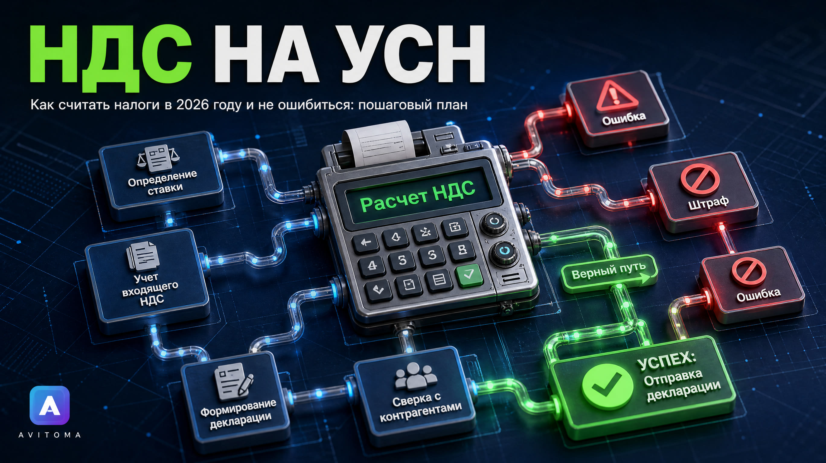 УСН с НДС: как считать налоги в 2026 году и не ошибиться