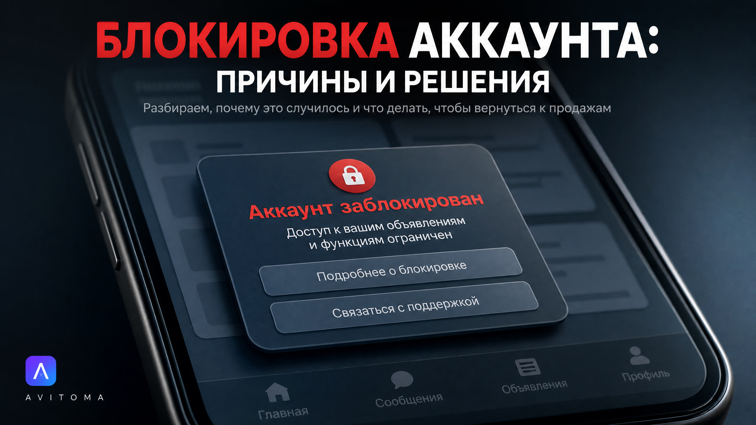 Заблокировали аккаунт на Авито? Разбираемся в причинах и решениях