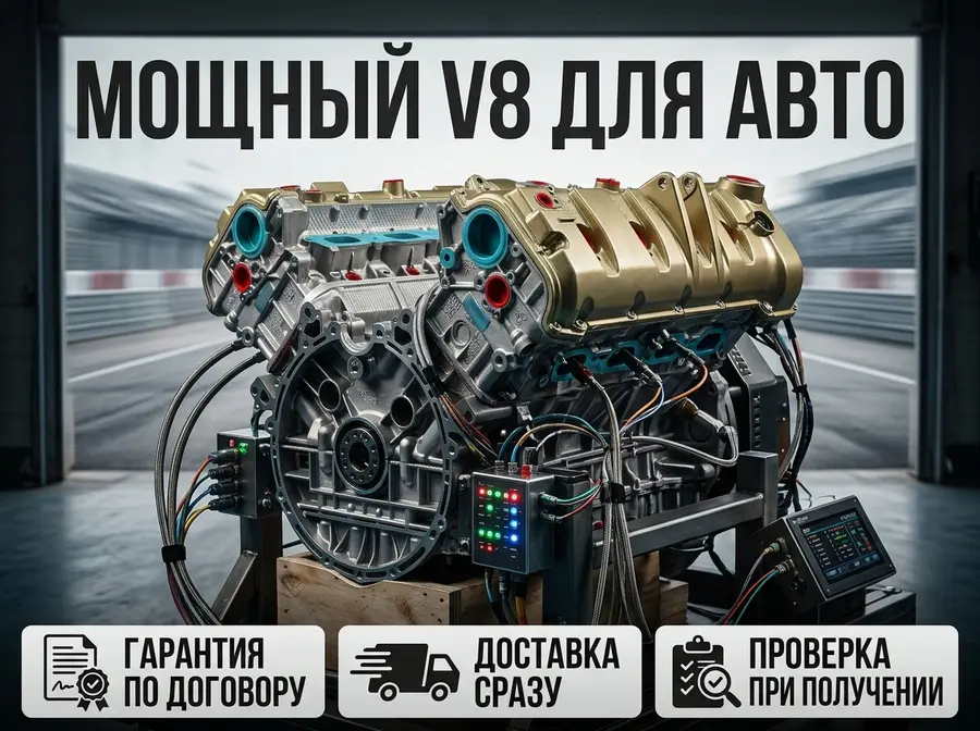 Двигатель V8 — AI-карточка для Авито