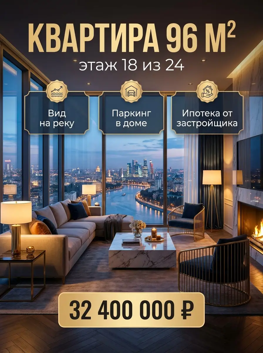 AI-карточка для Авито: Продажа — вечерний премиум